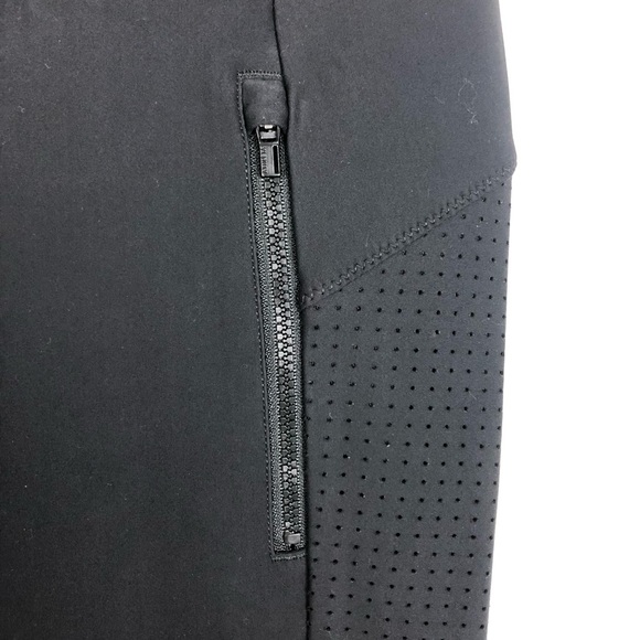 Athleta XS cropped stellar pant zipper pockets black 0797 - Picture 4 of 12